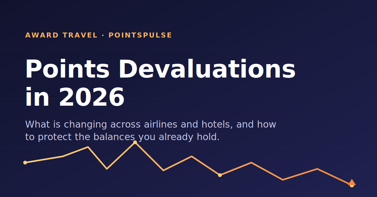 Points Devaluations in 2026: What's Changing and How to Protect Your Balances